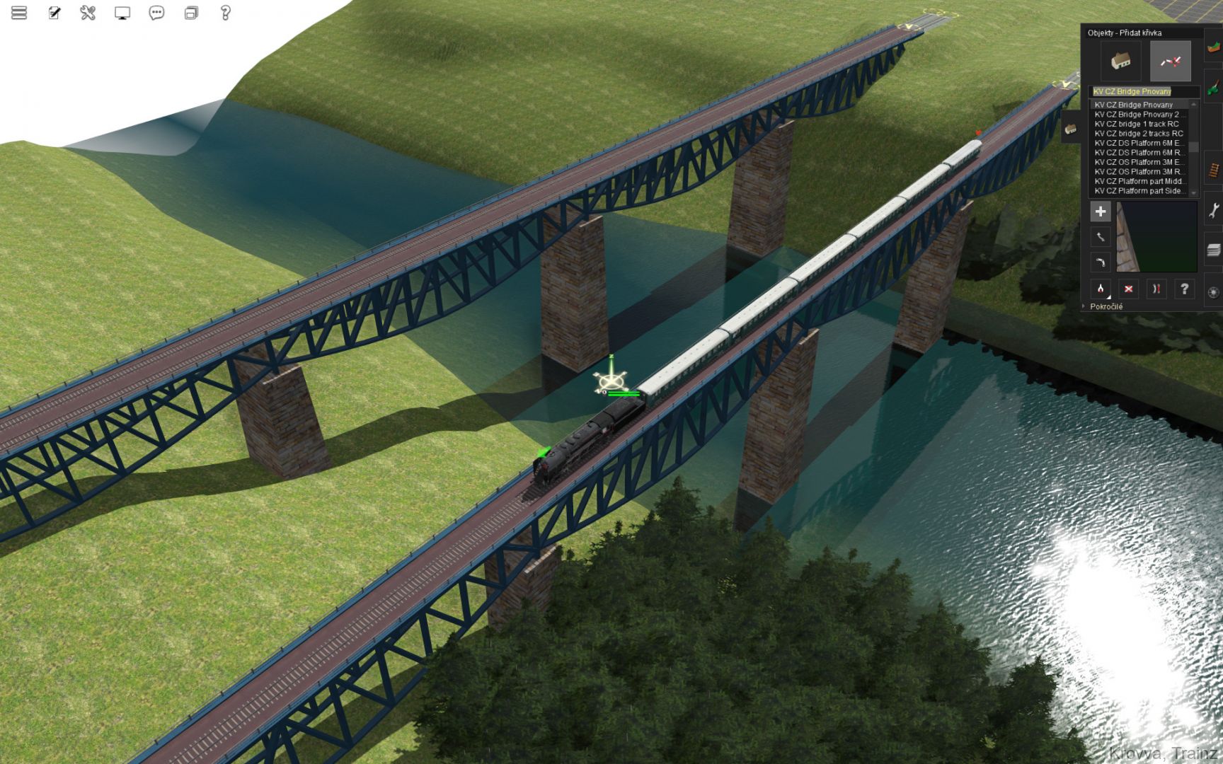 Pňovanský most + 2 kolejná varianta verze 1.0