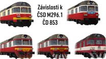 Potřebné závislosti k ČSD M296.1 a ČD 853